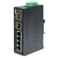 Industriell Switch 4-port 10/100B/Tx+F/O Planet: +2-port SFP F/O